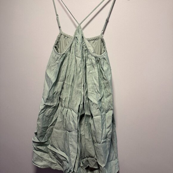 Urban Outfitters Romper Dress Light Green NWT Medium - Picture 2 of 9
